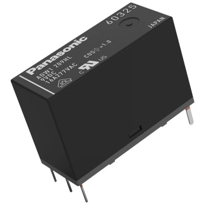 Panasonic Power Relay PCB Mount SPST 3V DC Coil 16A Switching Current ADW1103HLW