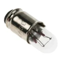 RS PRO Indicator Light, Clear, 36 V, 30 mA, 5000 h, T1 3/4 Lamp Designation 655-9514