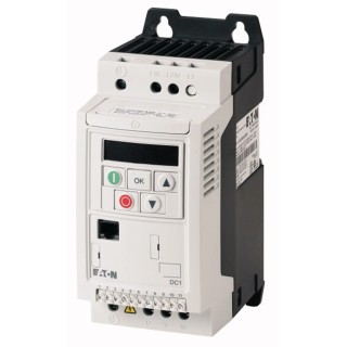 Eaton Inverter Drive 1.5 kW 3 Phase Vector Control DC1 Series 400V 6.15A 185746 DC1-344D1FN-A20CE1
