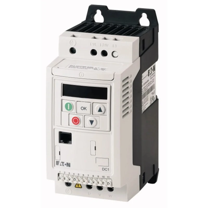 Eaton Inverter Drive 1.5 kW 3 Phase Vector Control DC1 Series 400V 6.15A 185746 DC1-344D1FN-A20CE1
