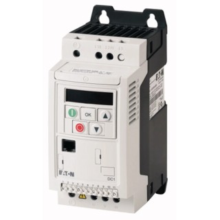 Eaton Inverter Drive DC1 Series 1.5 kW 1 Phase 230V AC 7A Vector Control 185809 DC1-127D0FN-A20CE1