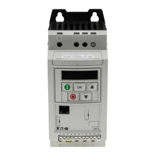 Eaton Inverter Drive, 370 W, 1 Phase, DC1 Series, 230V ac, 2.3 A 185803 DC1-122D3FN-A20CE1