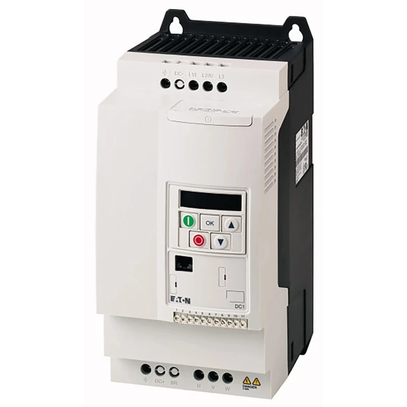 Eaton Inverter Drive, 4 kW, 1 Phase, DC1 Series, 230V AC, 15.3 A, Vector Control 185800 DC1-12015NB-A20CE1