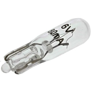 RS PRO Indicator Light Clear Incandescent Lamp 6V 80mA T-1½ (5mm) 20mm Length 655-9722