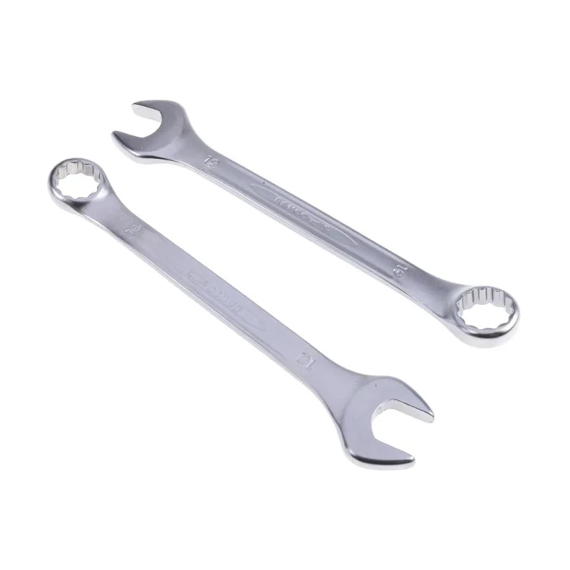 Bahco 12-Piece Ring Spanner Set 8 To 19 mm Vanadium Extra Steel Nickel Chrome Plated 111M/SH12