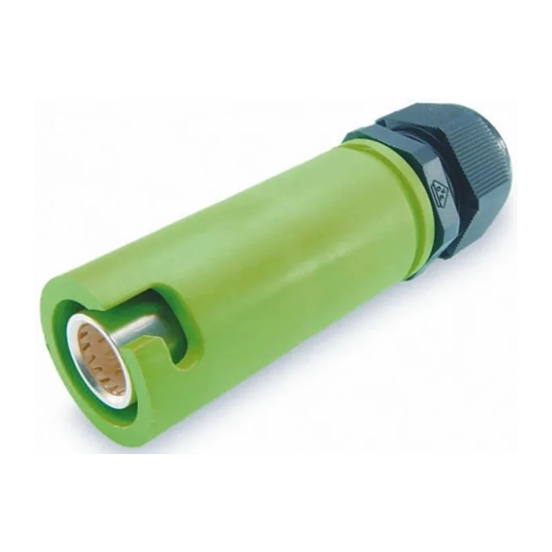 ITT Cannon Industrial Power Connector Veam Snaplock Cable Mount 250A 1kV IP65 Green 