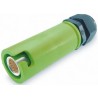 ITT Cannon Industrial Power Connector Veam Snaplock Cable Mount 250A 1kV IP65 Green