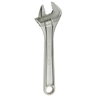 Bahco Adjustable Spanner Wrench with 27 mm Jaw Capacity, 205 mm Overall Length, Alloy Steel Metal Handle 8071 C