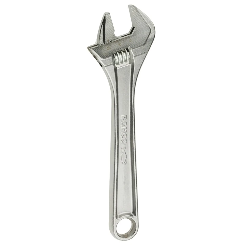 Bahco Adjustable Spanner Wrench with 27 mm Jaw Capacity, 205 mm Overall Length, Alloy Steel Metal Handle 8071 C