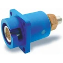 ITT Cannon Industrial Power Connector Panel Mount Mains Connector Blue, Rated 250A 1kV IP67 