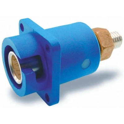 ITT Cannon Industrial Power Connector Panel Mount Mains Connector Blue, Rated 250A 1kV IP67 