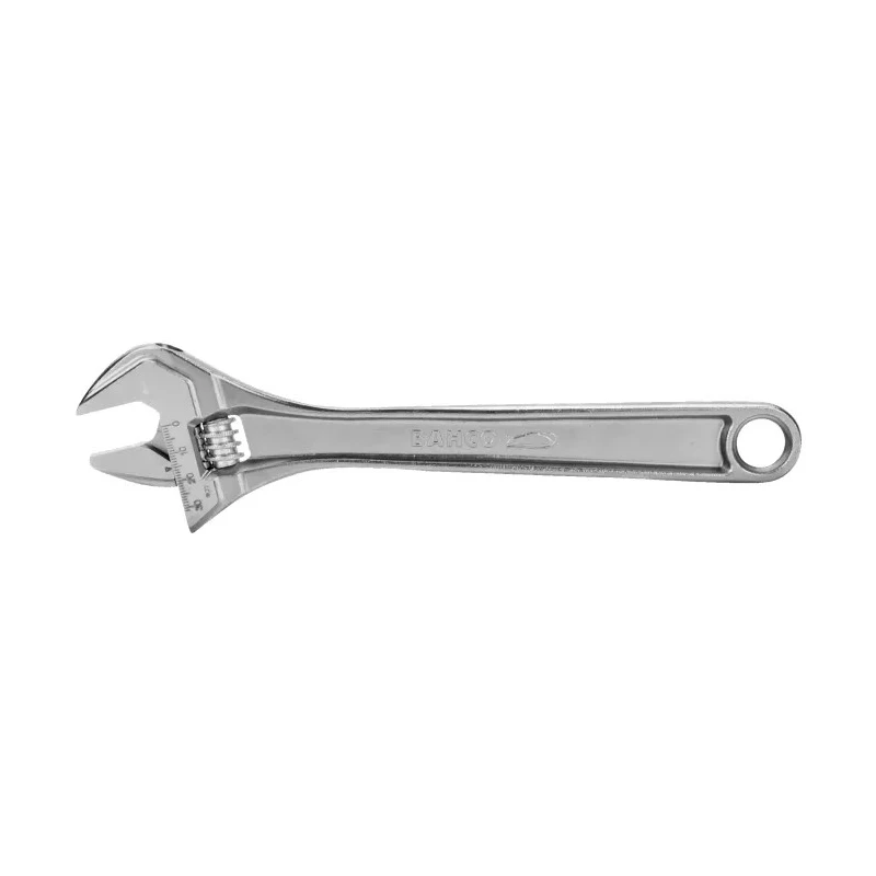 Bahco Adjustable Spanner Wrench with 27 mm Jaw Capacity, 205 mm Overall Length, Alloy Steel Metal Handle 8071 C