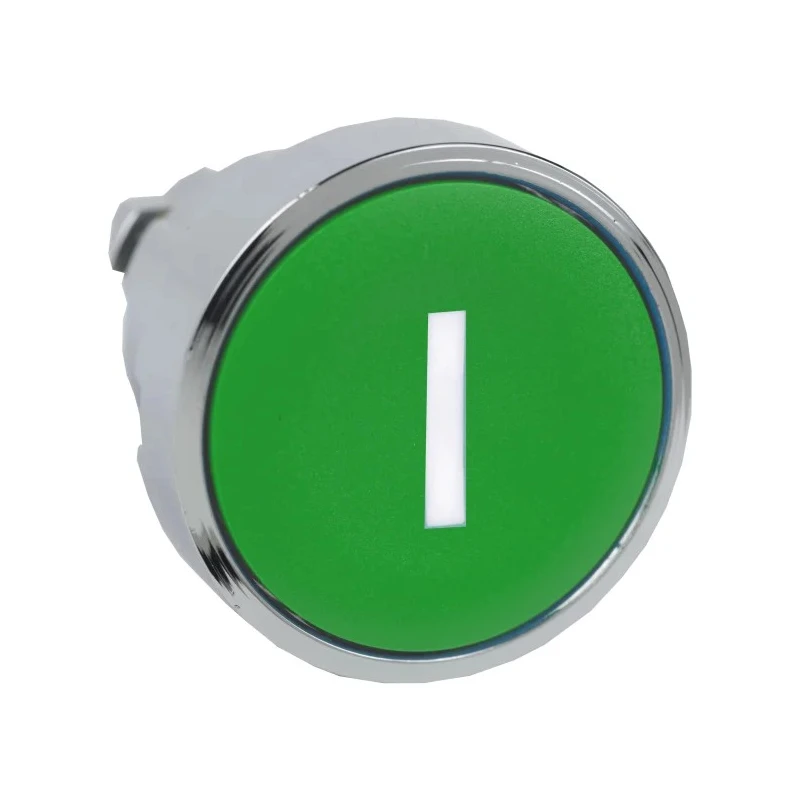 Schneider Electric Harmony XB4 Series Green Round Spring Return Push Button Head 22 mm Cutout ZB4BA331