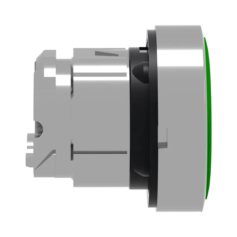 Schneider Electric Harmony XB4 Series Green Round Spring Return Push Button Head 22 mm Cutout ZB4BA331