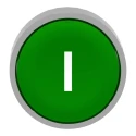 Schneider Electric Harmony XB4 Series Green Round Spring Return Push Button Head 22 mm Cutout ZB4BA331