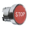 Schneider Electric Harmony XB4 Series Red Spring Return Push Button Head, 22mm Cutout, IP69K, IP66, IP67 ZB4BA434