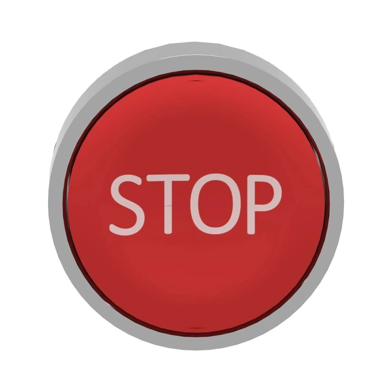 Schneider Electric Harmony XB4 Series Red Spring Return Push Button Head, 22mm Cutout, IP69K, IP66, IP67 ZB4BA434