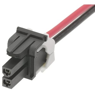 Molex Wire to Board Cable 2 Way Female Mini-Fit TPA2 600V AC 1m Length 