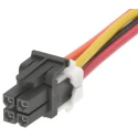 Molex 4 Way Female Mini-Fit TPA2 to 4 Way Female Mini-Fit TPA2 Wire to Board Cable 1m 600V Nylon Jacket 