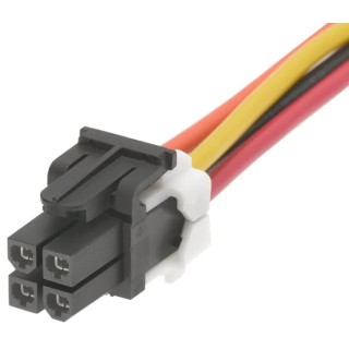Molex 4 Way Female Mini-Fit TPA2 to 4 Way Female Mini-Fit TPA2 Wire to Board Cable 1m 600V Nylon Jacket 