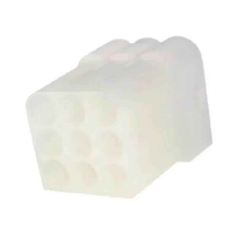 TE Connectivity Commercial MATE-N-LOK Female PCB Connector Housing 6.1 mm Pitch 9 Way 3 Row Straight 1-480586-0