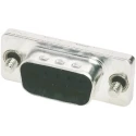 HARTING D-Sub Series Male Jackscrew Connector Accessory with 25 Contacts IP67 Metal 09670029052