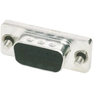 HARTING D-Sub Series Male Jackscrew Connector Accessory with 25 Contacts IP67 Metal 09670029052