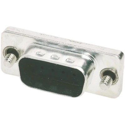 HARTING D-Sub Series Male Jackscrew Connector Accessory with 25 Contacts IP67 Metal 09670029052