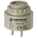 Werma Piezo Buzzer Component Panel Mount 230V AC 90dB Thermoplastic Housing 119.068.28