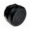 Werma Panel Mount Continuous Piezo Buzzer Component 24V DC, 85dB Sound Level, 60°C Max Temperature 114.068.15