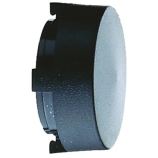 Werma Incandescent Black Cap Cover for Use with 119 Series and 118 Series, IP43 Rated, 40mm Diameter 18mm 975.118.00