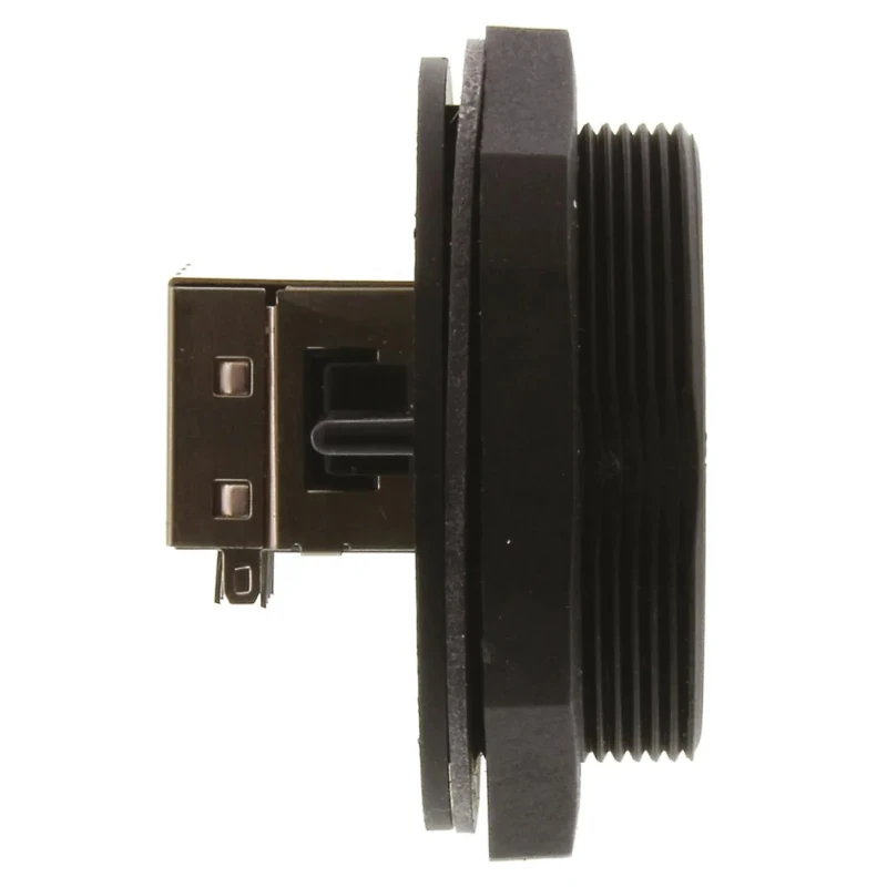 Bulgin Buccaneer Series Shielded Right Angle RJ45 Ethernet Connector Female, Through Hole, Cat5e, 1 Port 8 Way PX0839/90