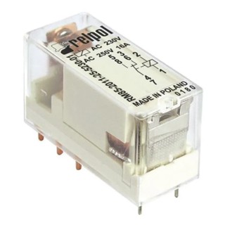 Relpol PCB Power Relay 110V DC Coil, 16A Switching Current, 1 CO Contact RM85-2011-35-1110
