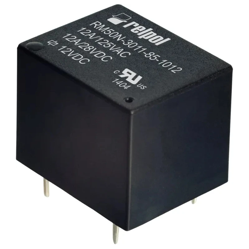 Relpol PCB Power Relay 3V dc Coil 12A Switching Current 1 CO RM50N-3011-85-1003