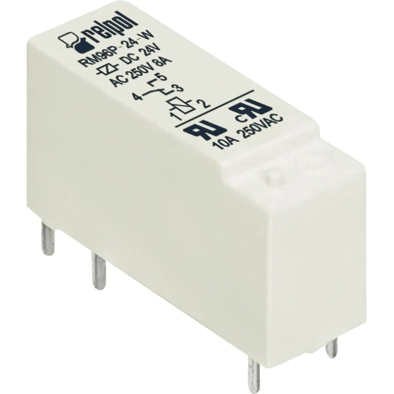 Relpol PCB Power Relay, 12V dc Coil, 8A Switching Current, 1 CO RM96-1011-35-1012