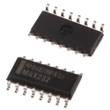 Texas Instruments 2-Channel Line Transceiver CMOS Inverting 16-Pin SOIC MAX232DR