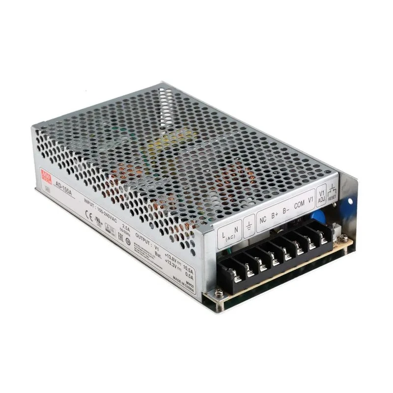 MEAN WELL Switching Power Supply Dual Output Battery Backed AD-155A 88V AC to 264V AC, 124V DC, 151.55W AD-155A