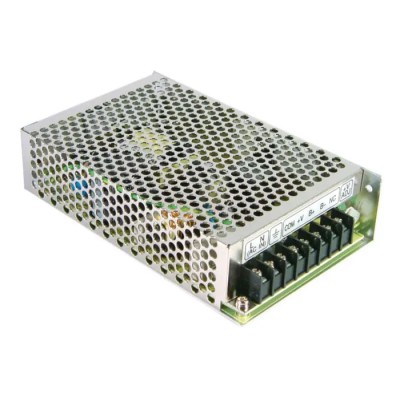MEAN WELL Battery Backed Switching Power Supply Universal AC Input 88V to 264V AC, 124V DC, 60°C Max Operating Temp AD-55B