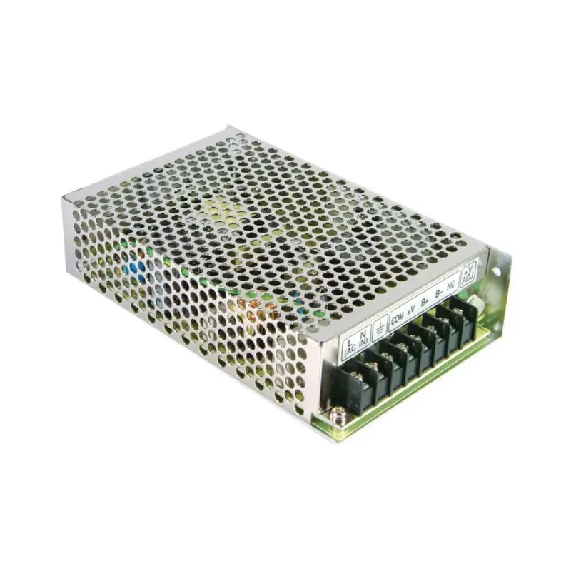 MEAN WELL Battery Backed Switching Power Supply Universal AC Input 88V to 264V AC, 124V DC, 60°C Max Operating Temp AD-55B