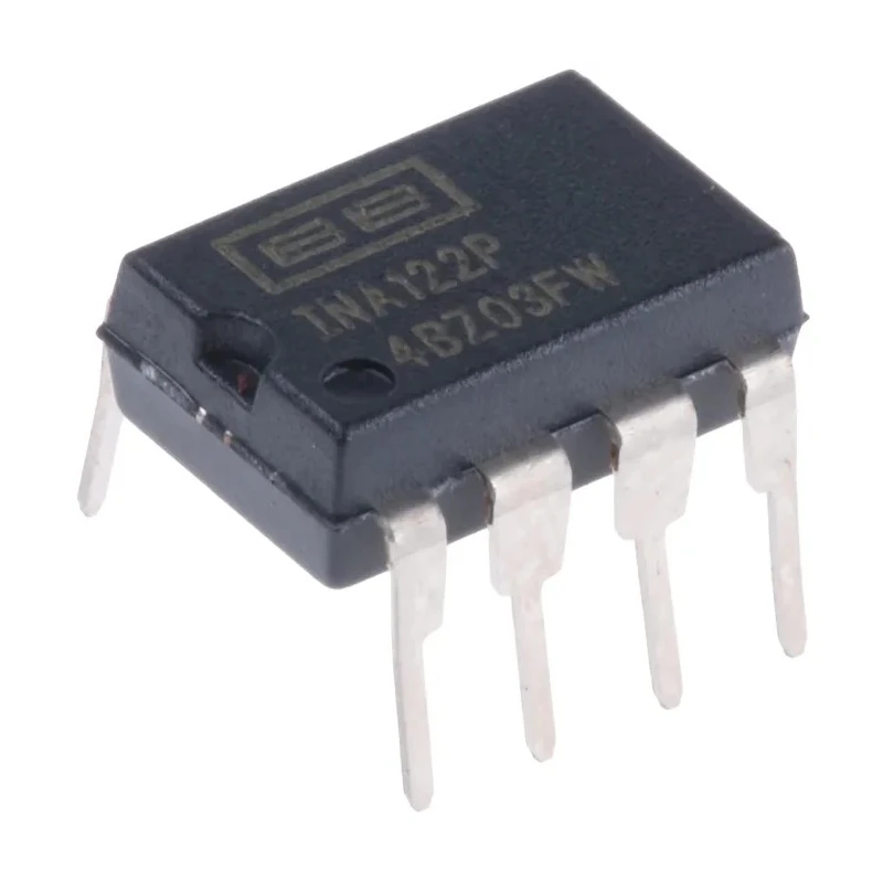 Texas Instruments Instrumentation Amplifier, 0.25 mV Offset, 120 kHz, 8-Pin PDIP, 85 μA, Model INA122P