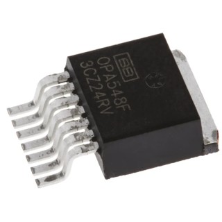Texas Instruments Operational Amplifier 1 MHz, 30V, 3A Output Current, 8-Pin TO-263 Surface Mount OPA548FKTWT
