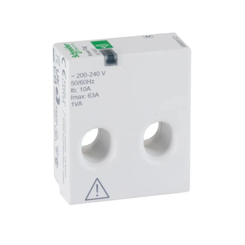 Schneider Electric PowerTag A9 Wireless Energy Sensor 63A Current Rating 230V AC 1 VA Power Consumption Acti9 