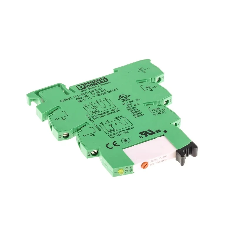 Phoenix Contact MS Series Interface Relay, DIN Rail Mount, 110V ac/dc Coil, SPDT Contact, 15.3mA Coil Current 2909651