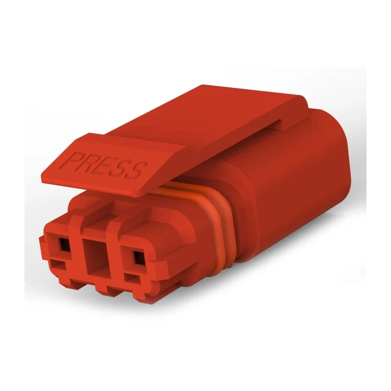 TE Connectivity SlimSeal Connector Miniature Series Cable Male Crimp 2-Pole 5A IP67 3-2834074-2