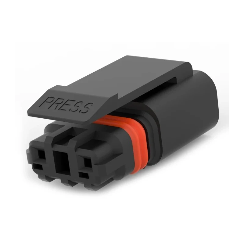 TE Connectivity SlimSeal Connector Miniature Series Cable Miniature Male Crimp, 2-Pole, 5A, 2-Way, IP67 2-2834074-2