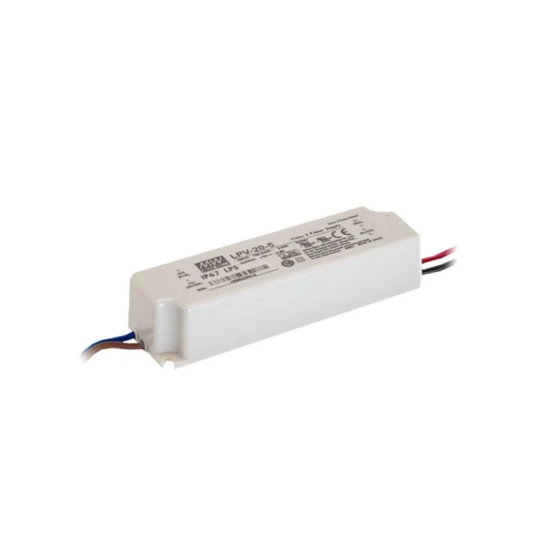 MEAN WELL IP67 12V 20W 1.67A Constant Voltage LED Driver 