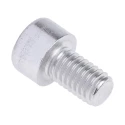 RS PRO Plain Stainless Steel Hex Socket Cap Screw, Hex Drive, M6 x 10 mm 660-4642