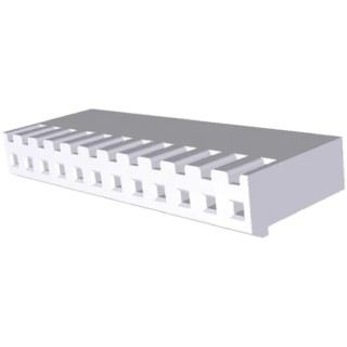 TE Connectivity SL-156 Female Connector Housing 3.96 mm Pitch 7 Way 1 Row Straight 640250-7