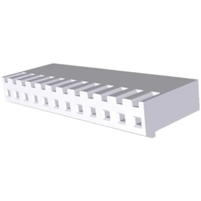 TE Connectivity SL-156 Female Connector Housing, 3.96 mm Pitch, 7 Way, 1 Row Straight 640250-7