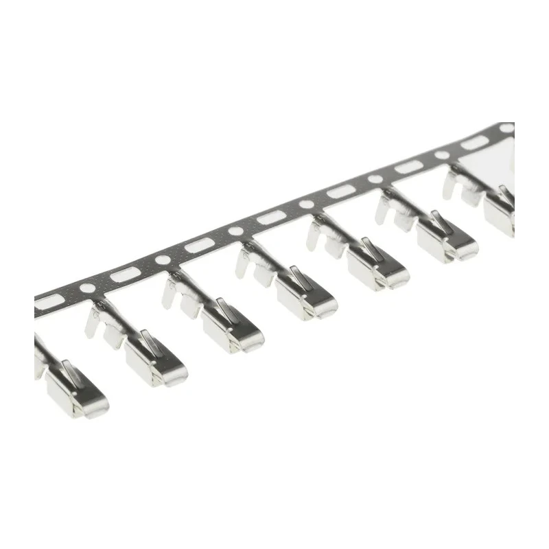 TE Connectivity SL-156 Series Female Crimp Terminal, 24 AWG Min Crimp, 18 AWG Max, Tin Plated Phosphor Bronze 3-770476-1